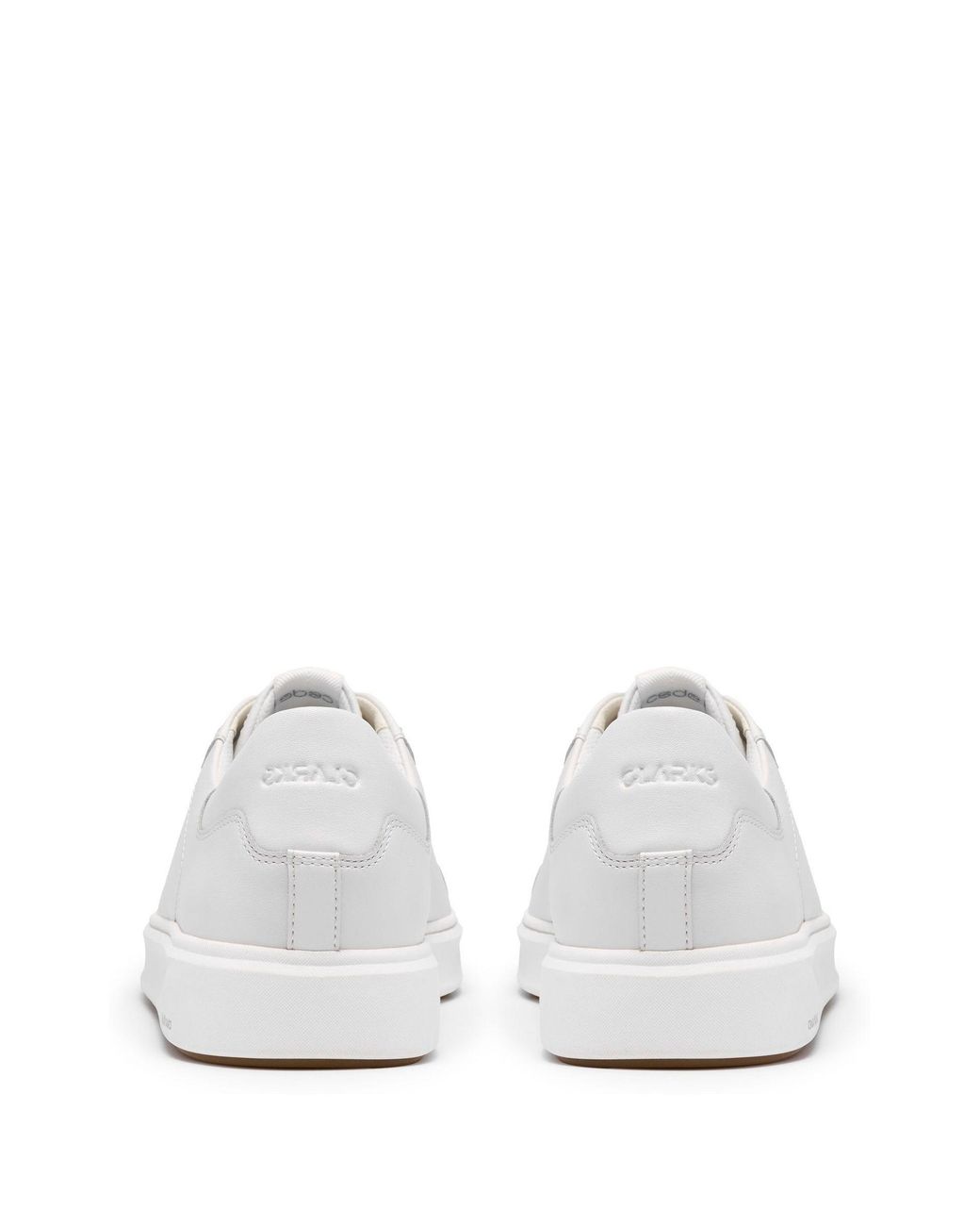 Clarks White Code Lace Trainers for men