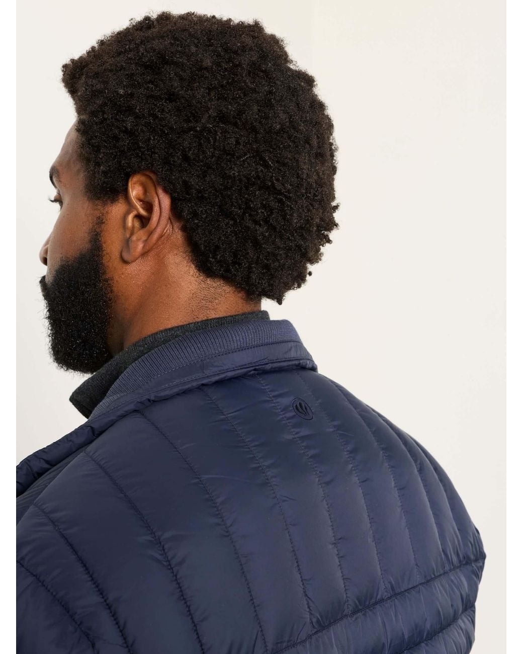 FatFace Blue Dartmouth Lightweight Quilted Jacket for men