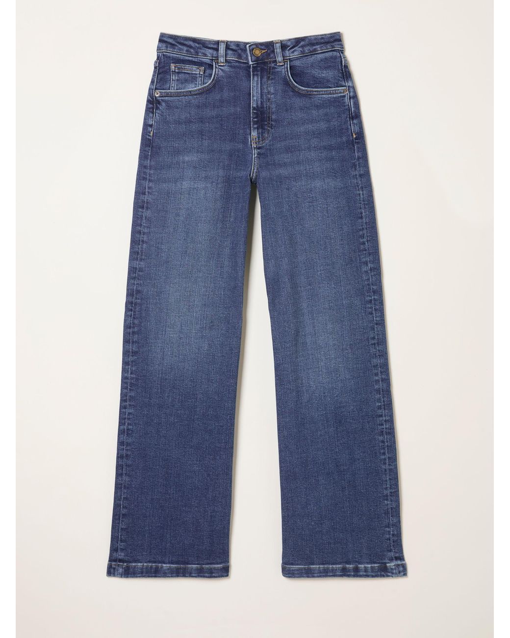 FatFace Blue Welling Wide Leg Wide Leg Jeans