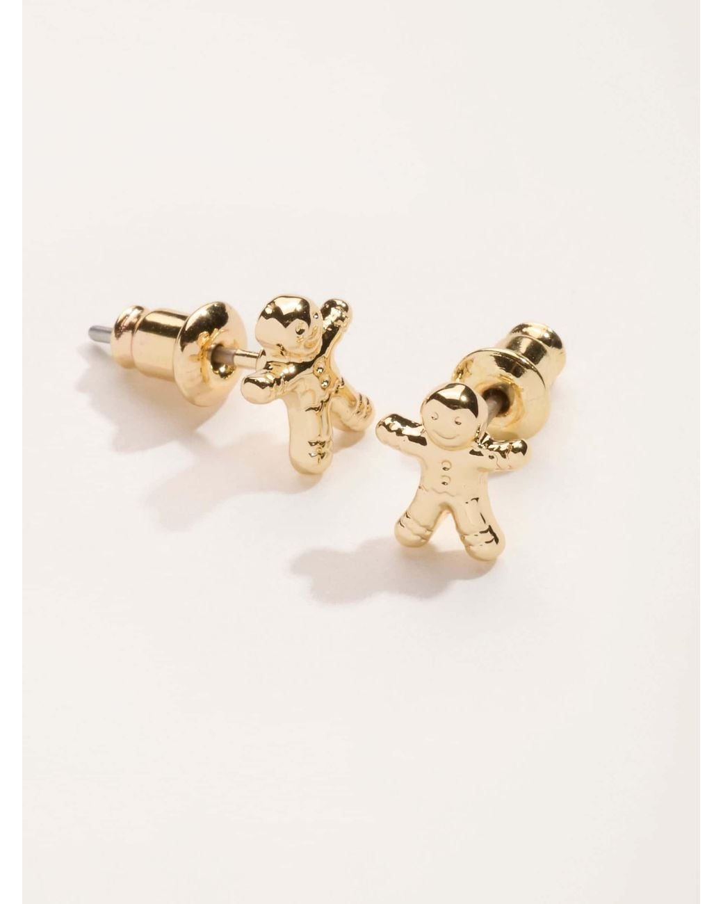 FatFace Black Gingerbread Studs