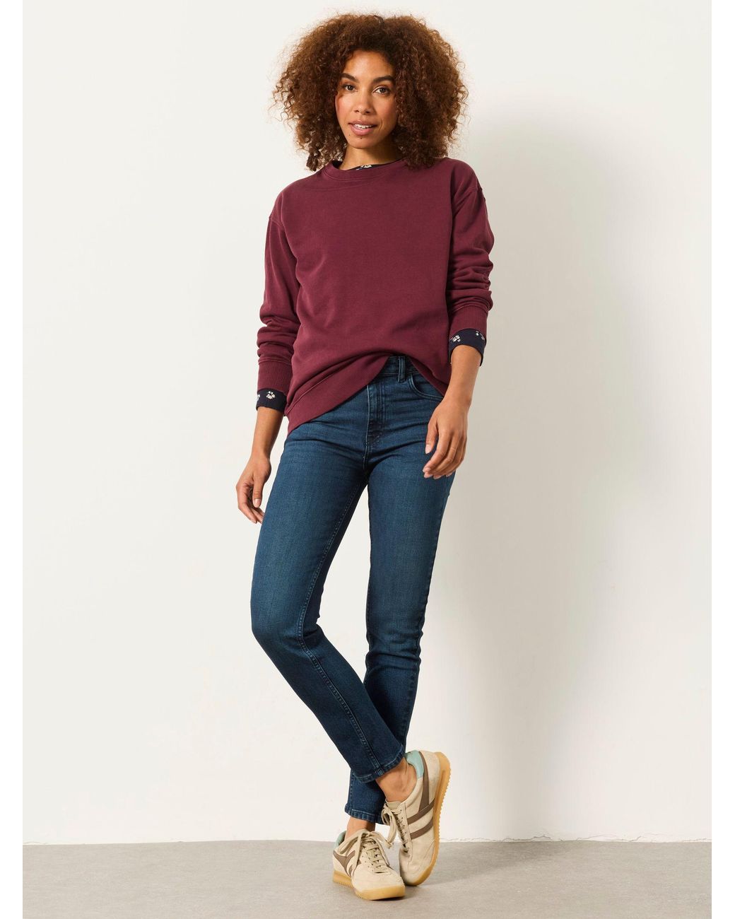 FatFace Blue Shenley Slim Leg Jeans
