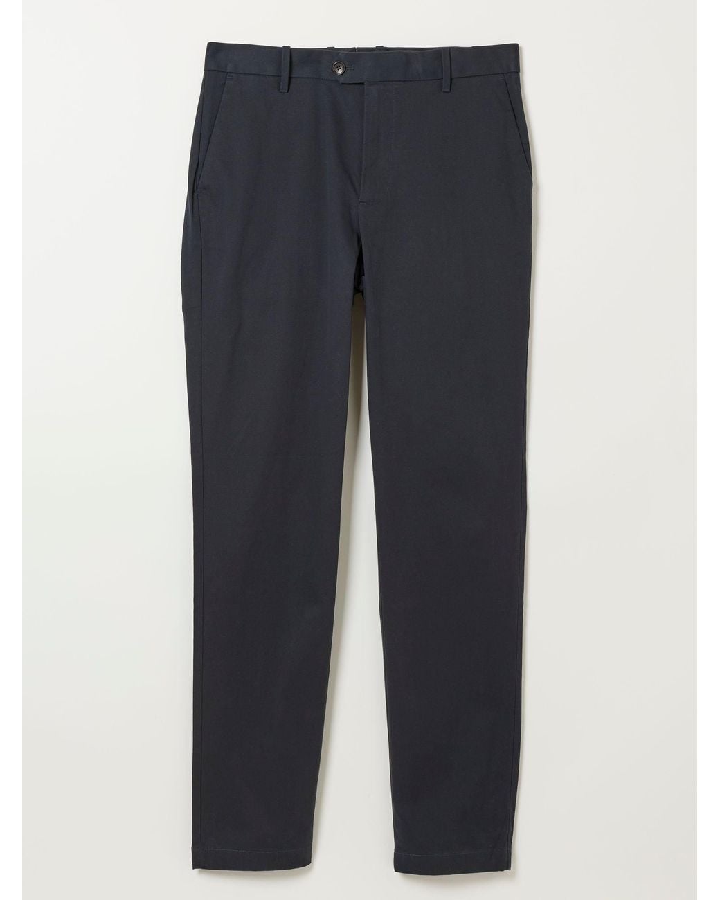 FatFace Blue Bosbury Tailored Fit Smart Chino Trousers for men