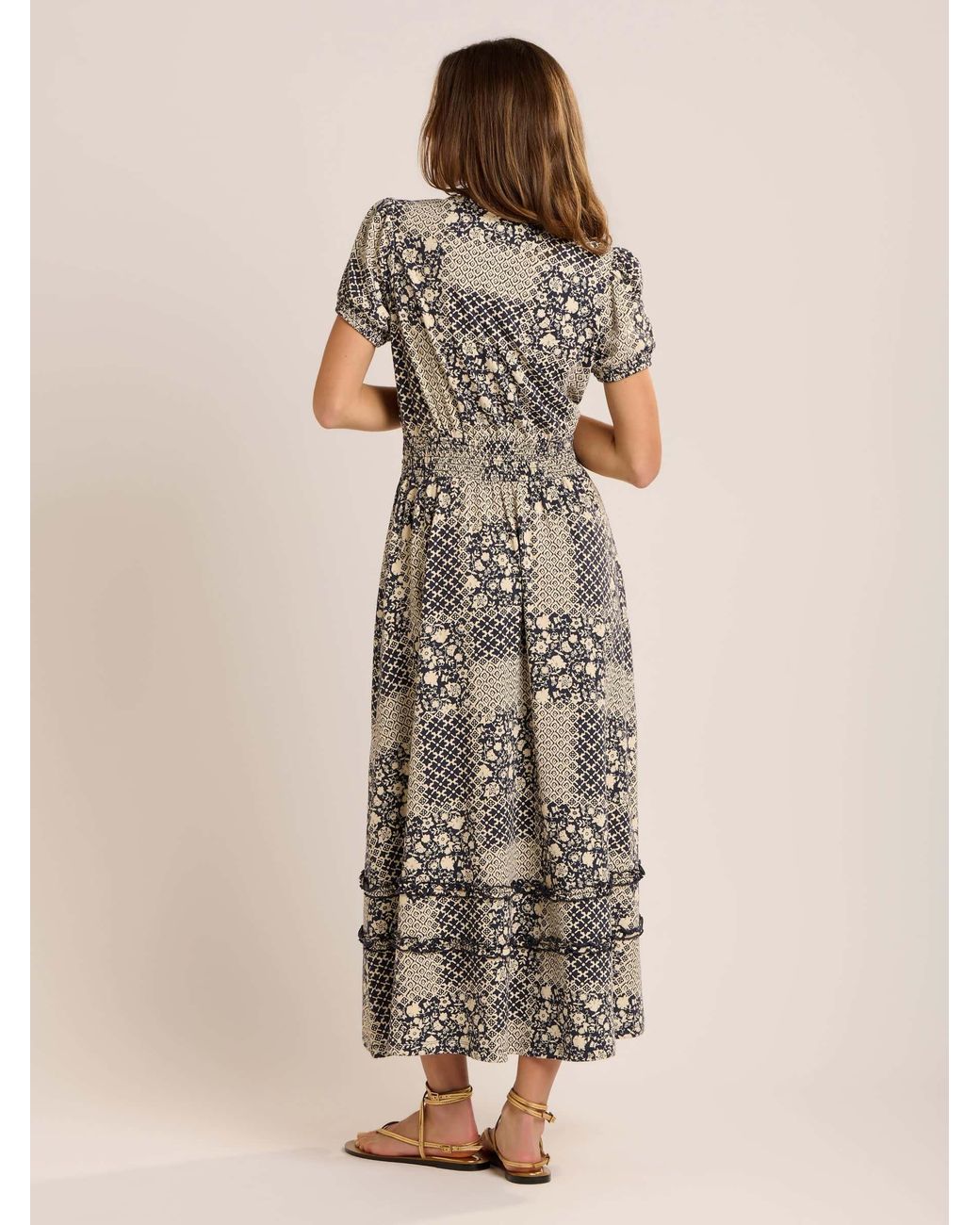 Brakeburn Robe Brakeburn Katerina Dress in Natural | Lyst