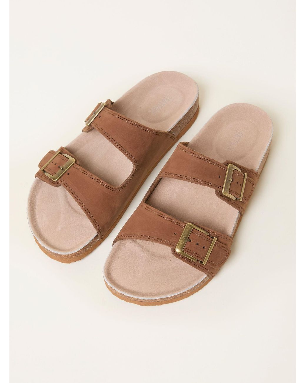FatFace Natural Fatface Meldon Tan Footbed for men