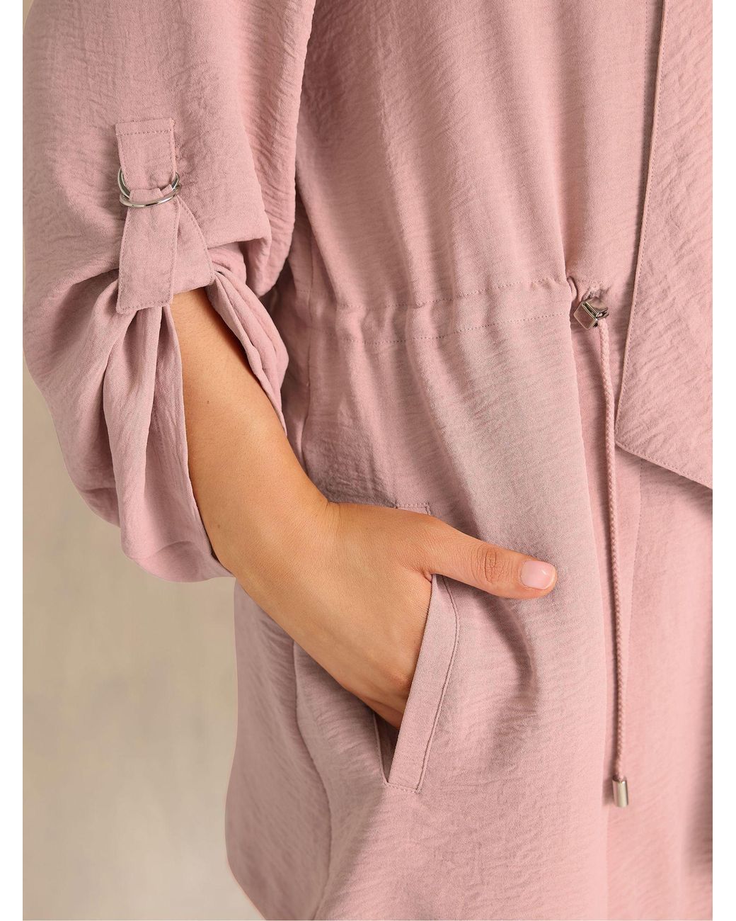 Evans Pink Airflow Waterfall Jacket