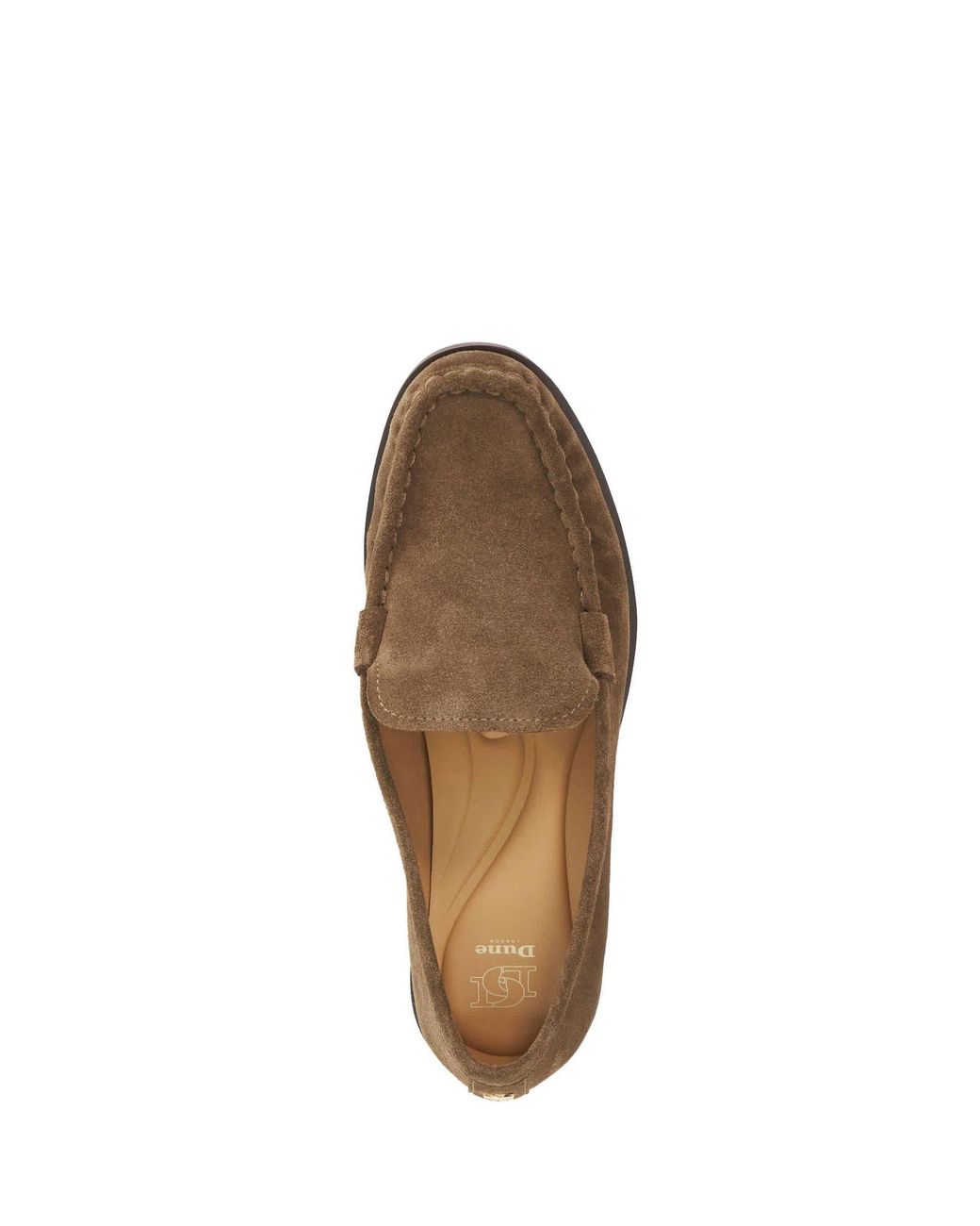 Dune Brown Grates Loafers