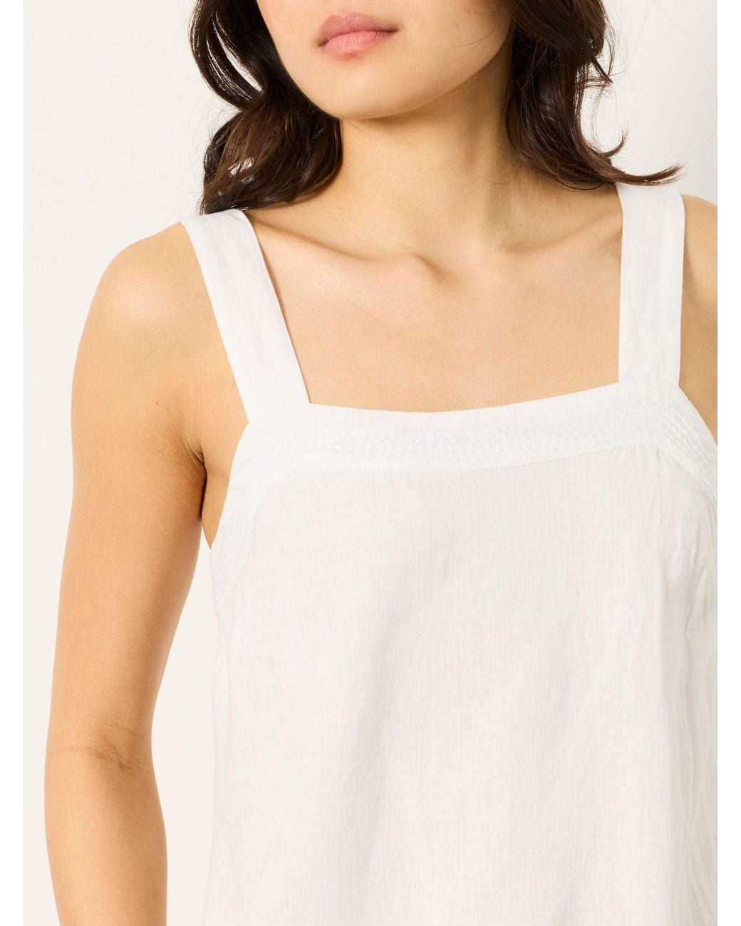 FatFace Pink Joesie Petite Stripe Cami