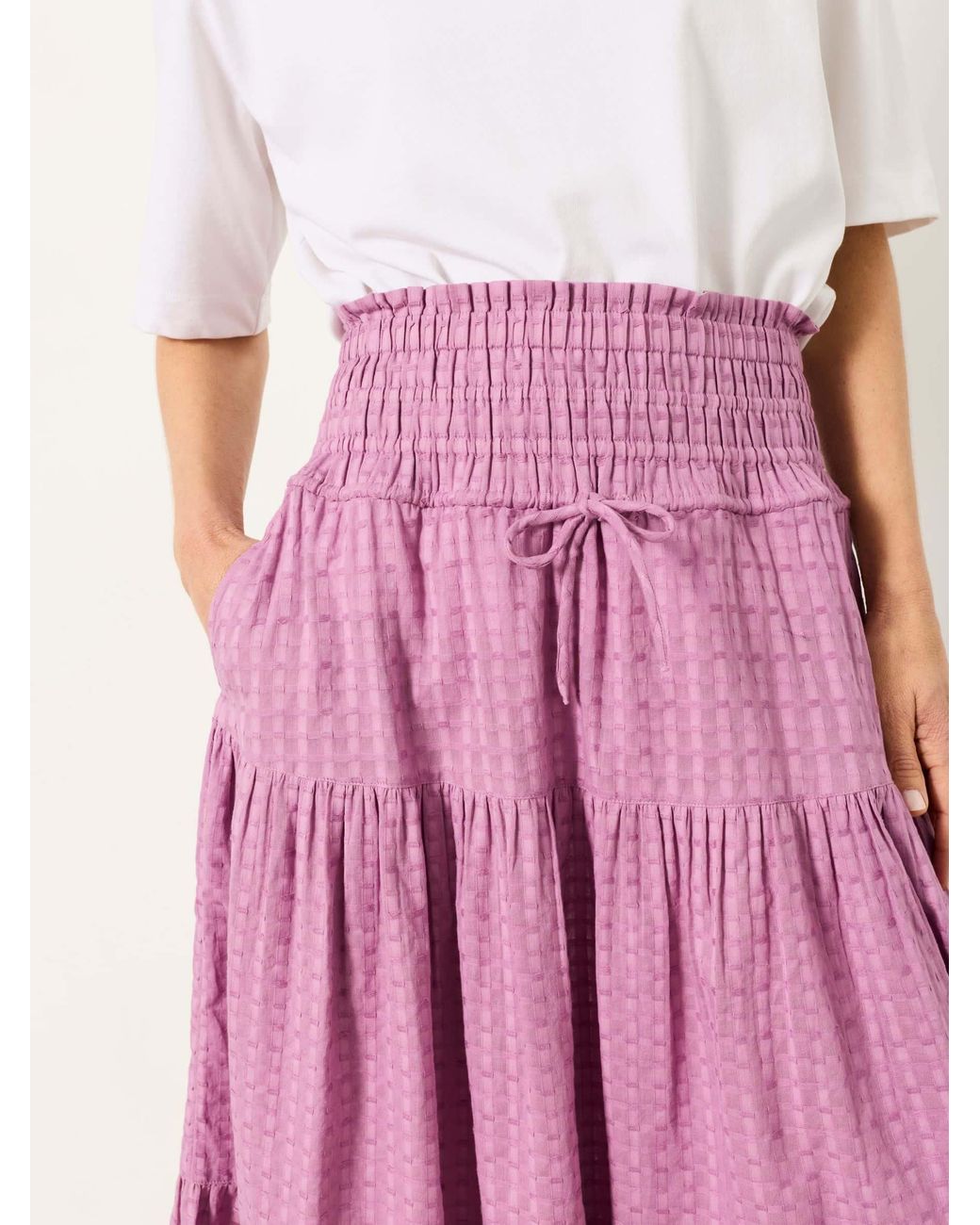 FatFace Pink Fatface Billy Midi Skirt