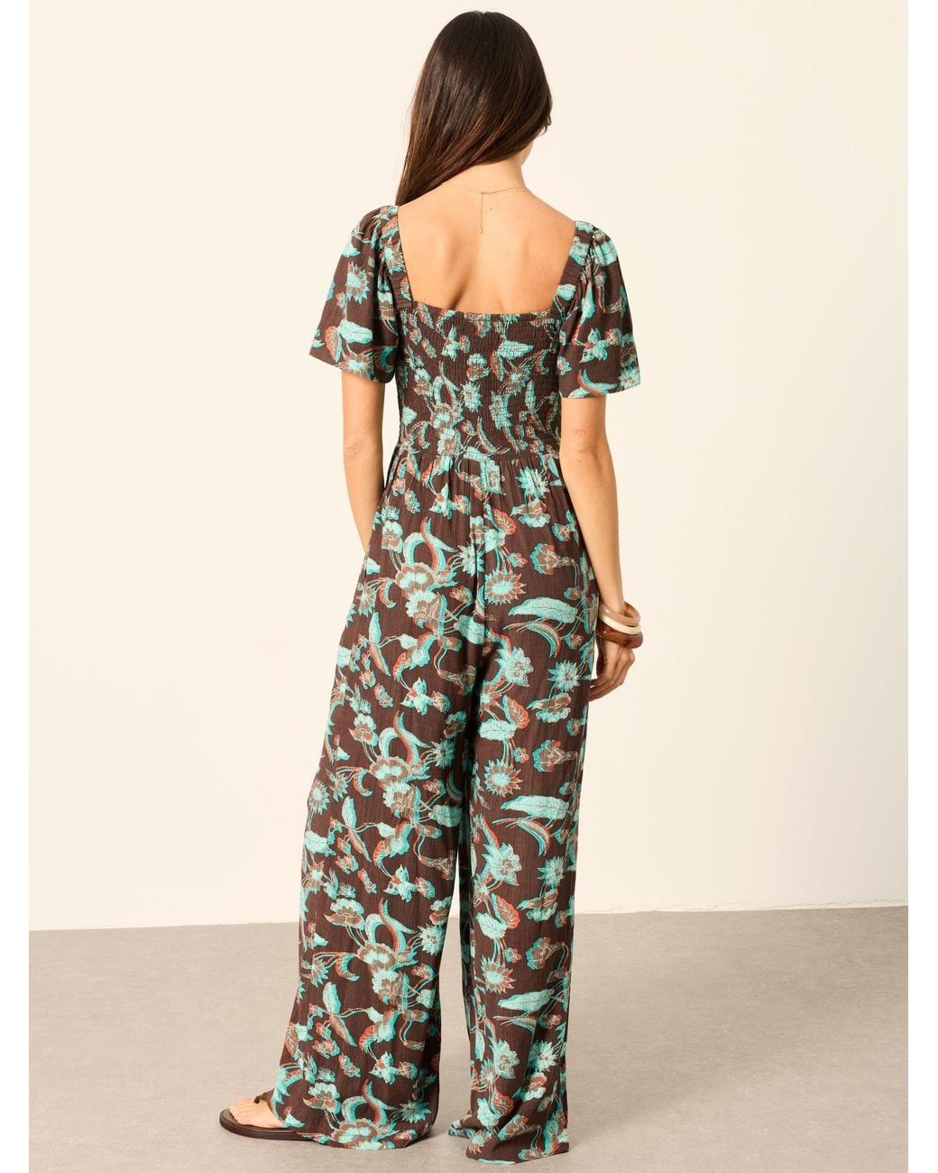 FatFace Natural Gabby Jumpsuit