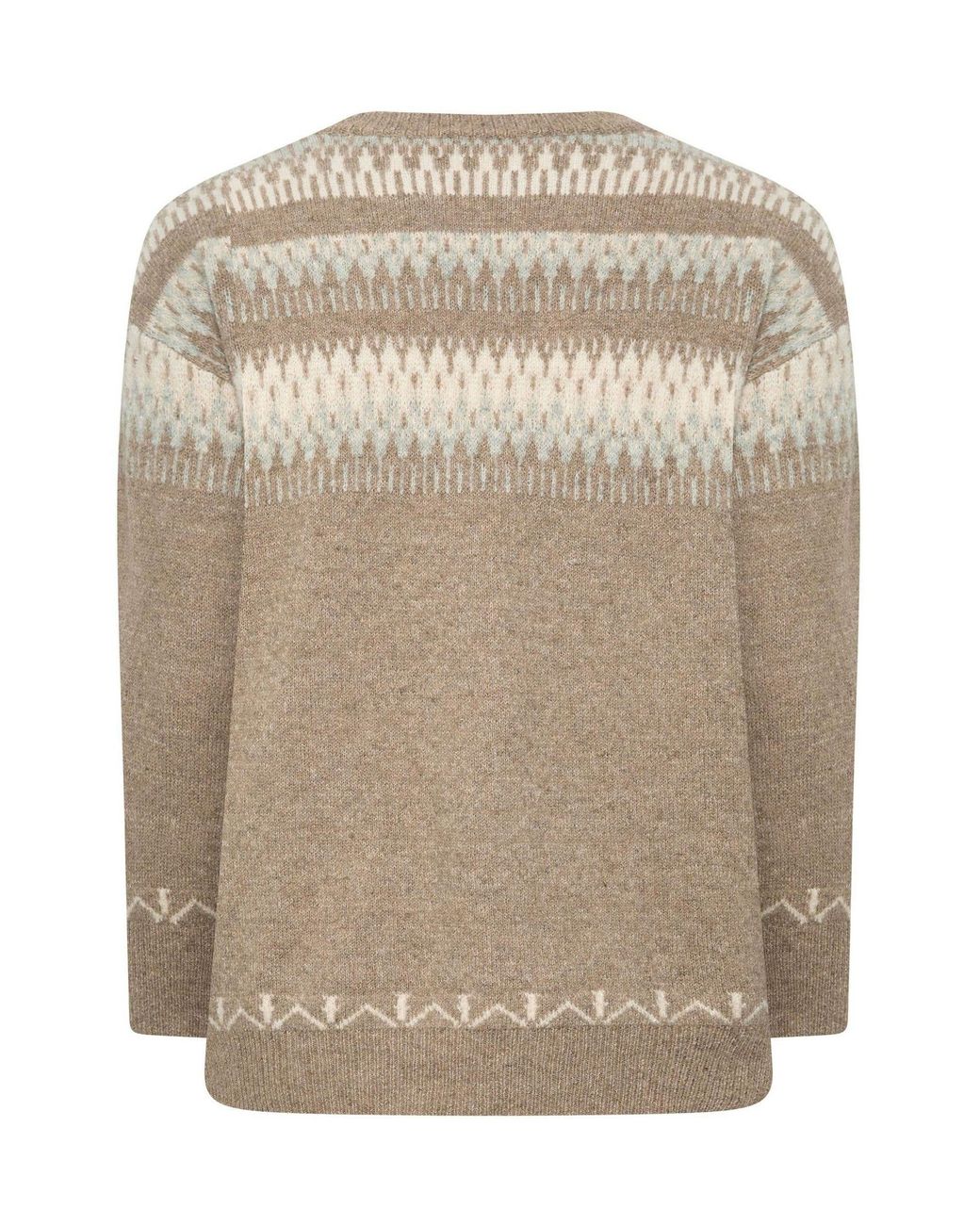Evans Natural Fairisle Jumper