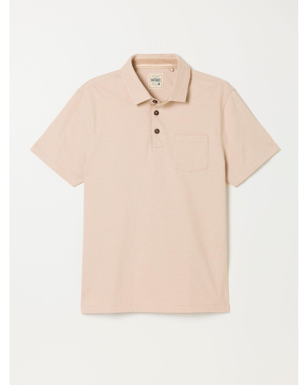 FatFace Natural Elm Polo Shirt for men