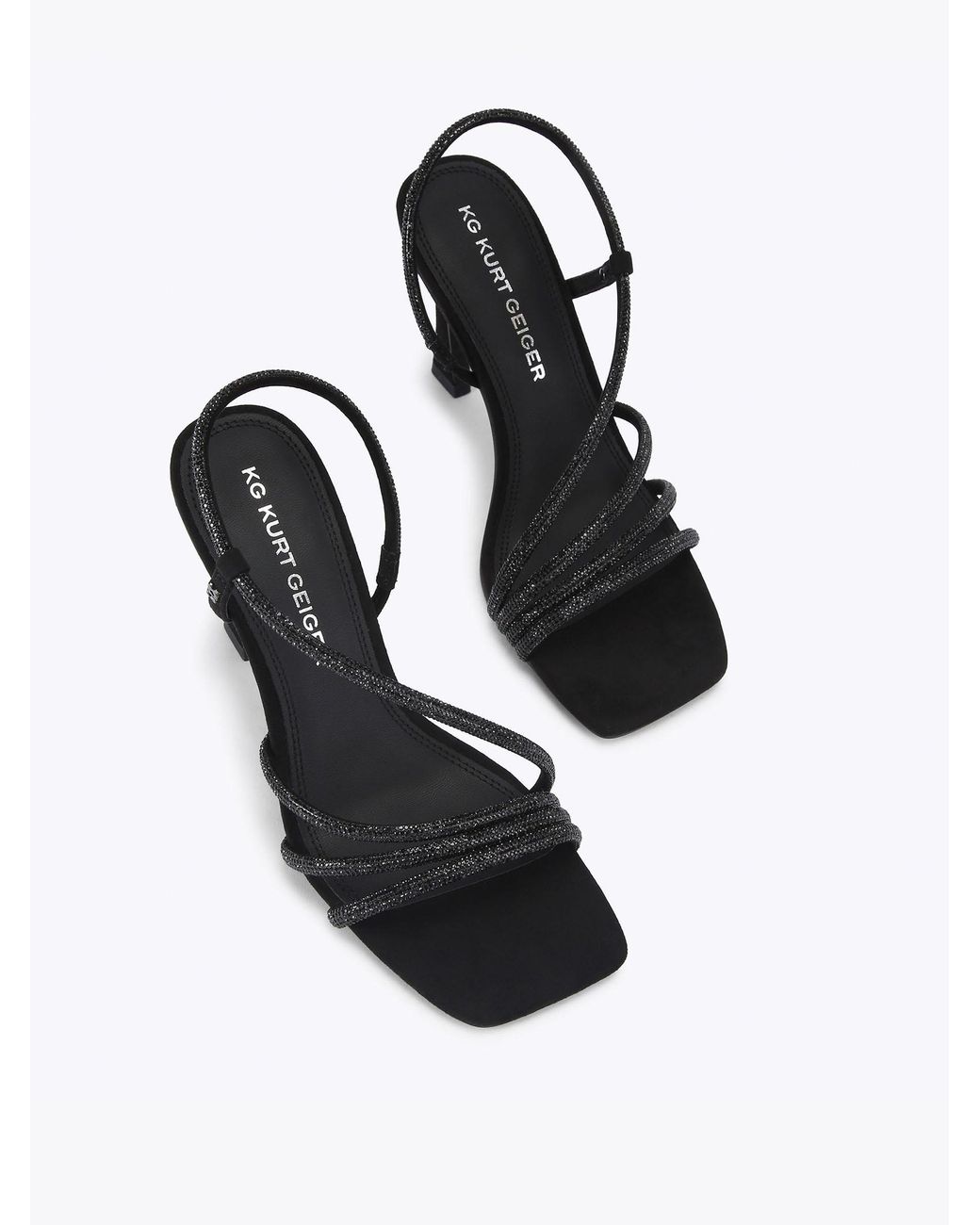 KG by Kurt Geiger White Sweetie Gem Sandals