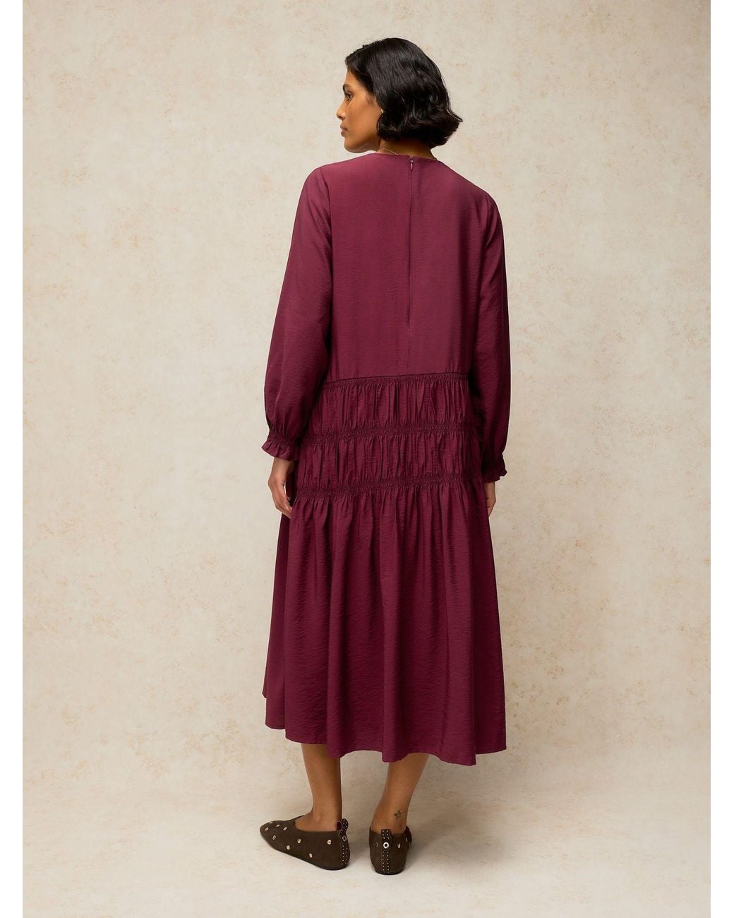 Drop Sept White Stuff Adeline Drop Waist Dress in Red | Lyst