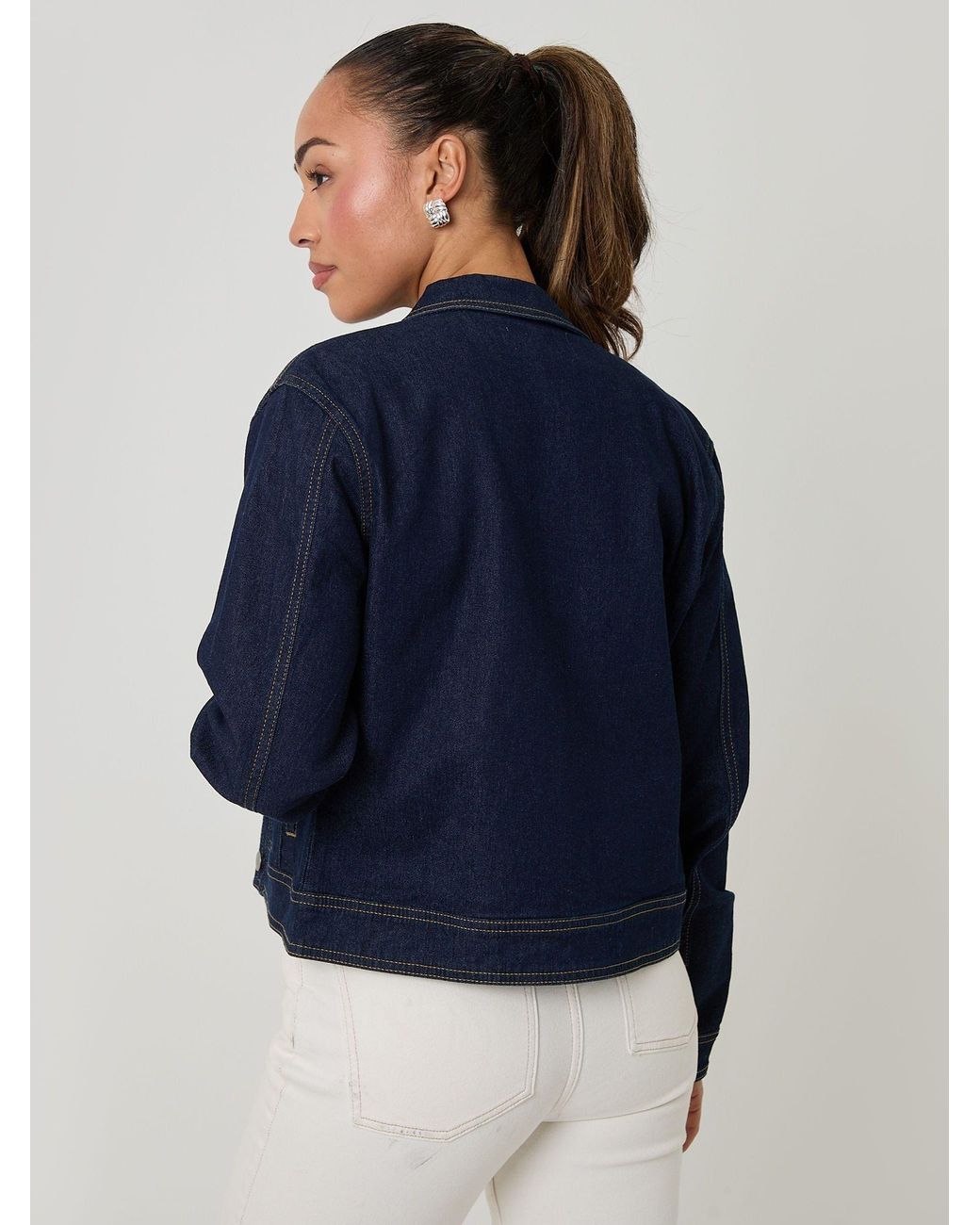 Threadbare Blue Stretch Denim Jacket