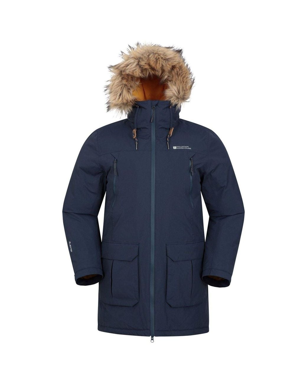 Mountain Warehouse Blue Traverse Down Waterproof Jacket for men
