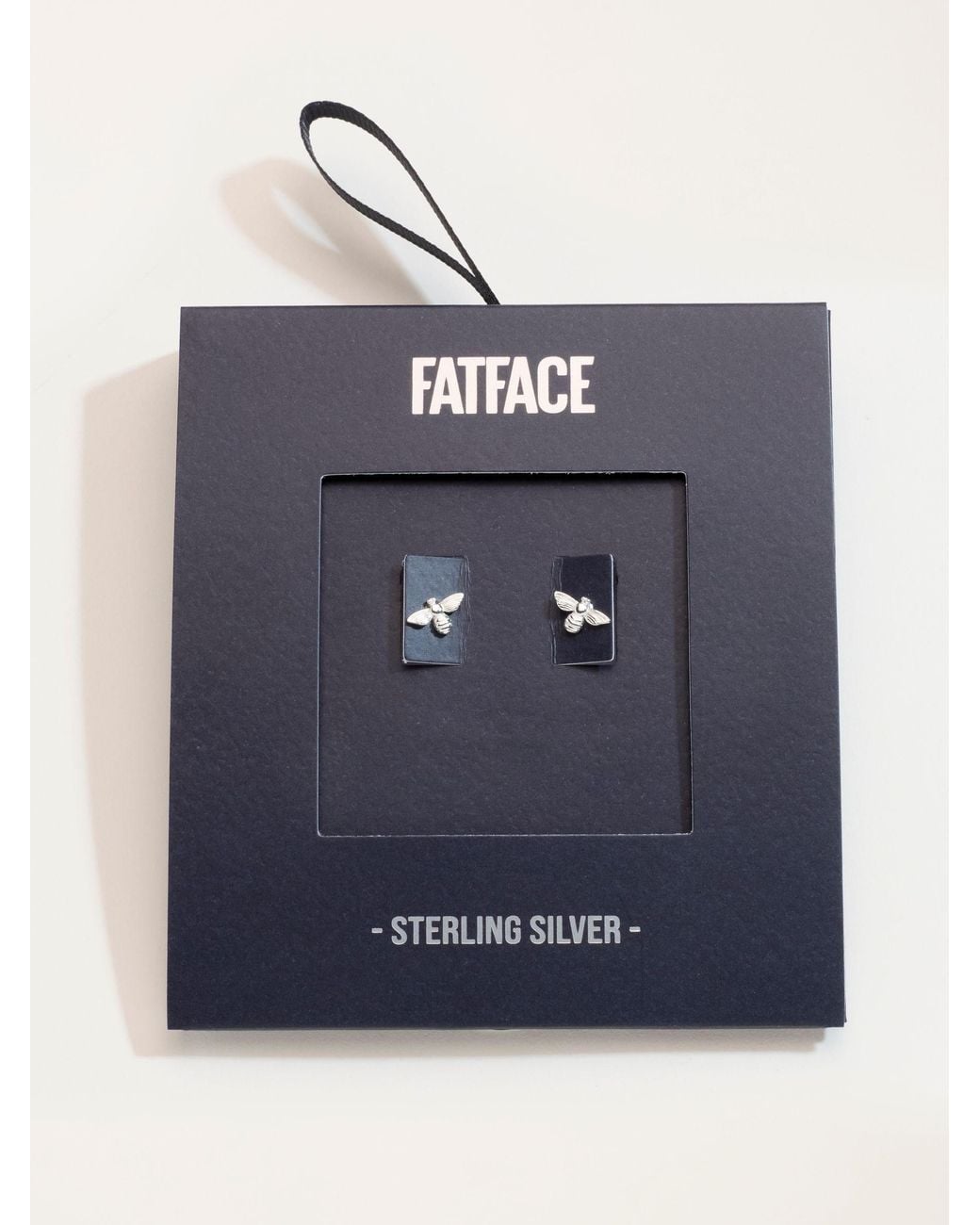 FatFace Natural Sterling Bee Studs