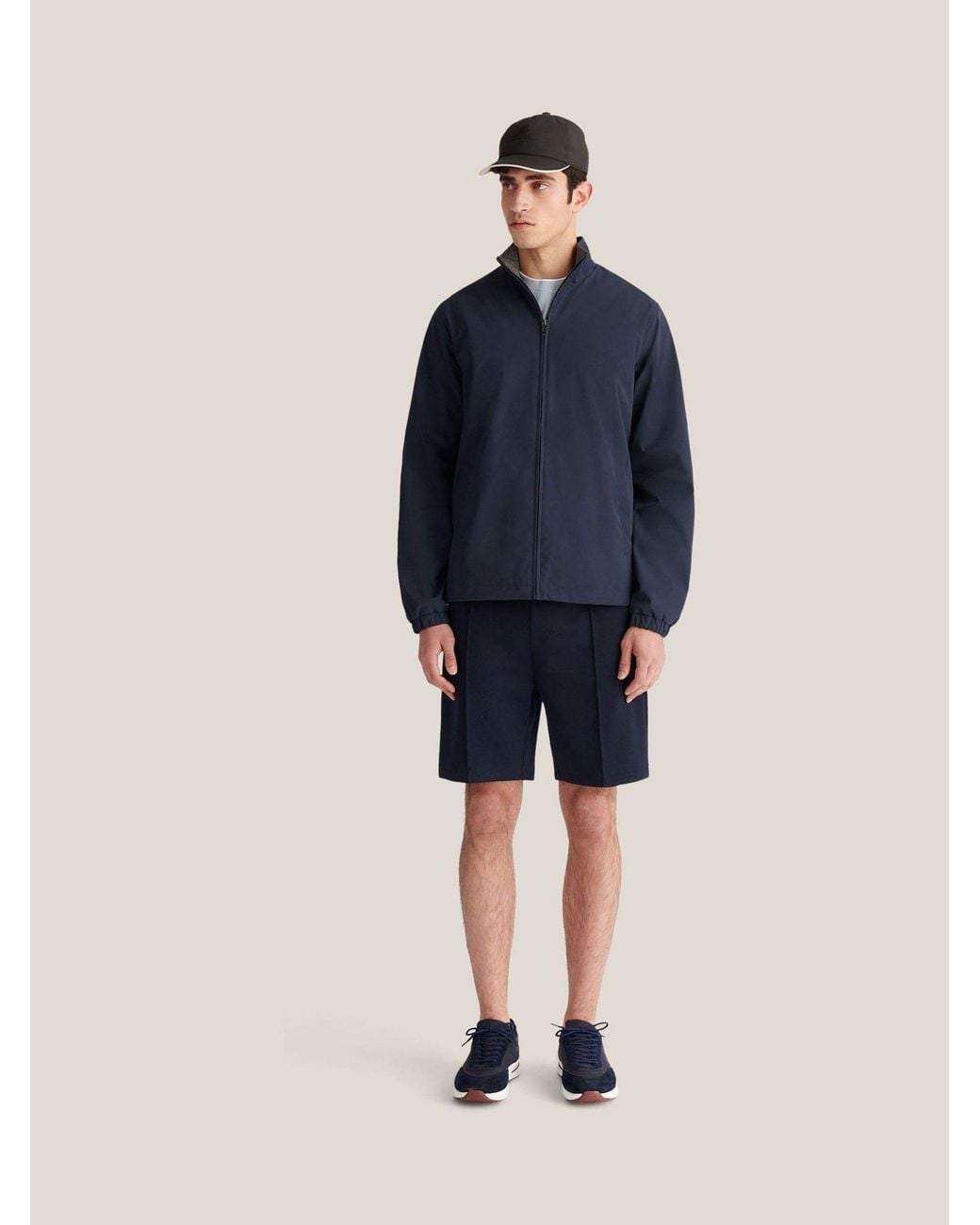 Peckham Rye Blue Zip Jacket for men