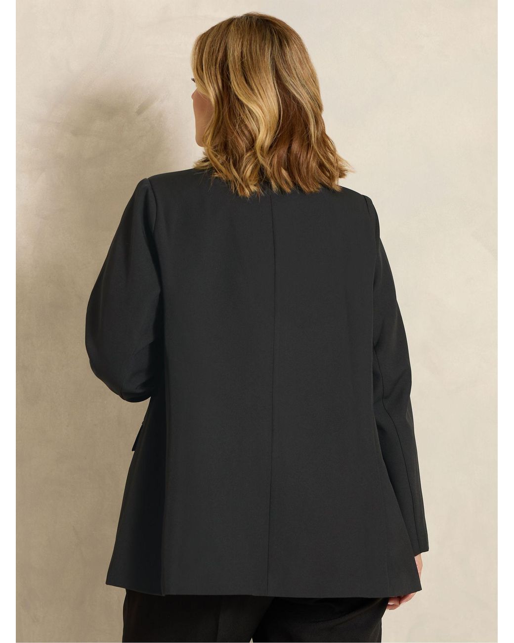Evans Black Tailored Blazer