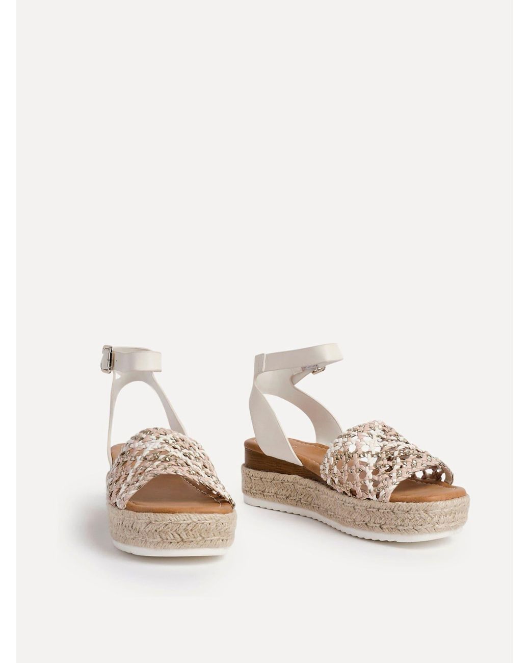Linzi Gray Sundown Espadrille Flatform Sandals