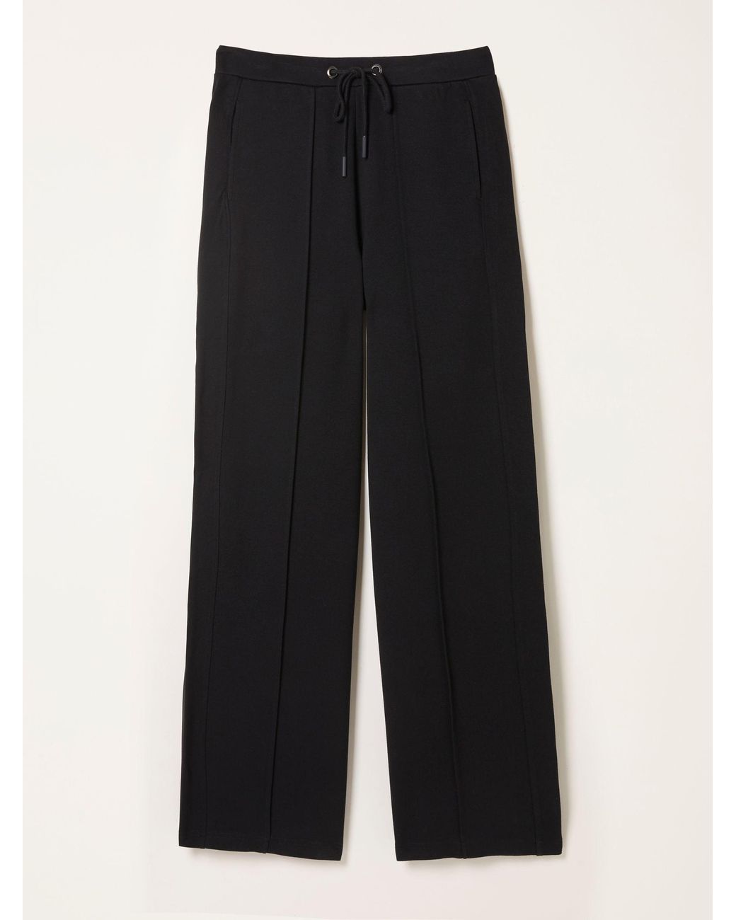 FatFace Natural Ely Ponte Wide Leg Trouser