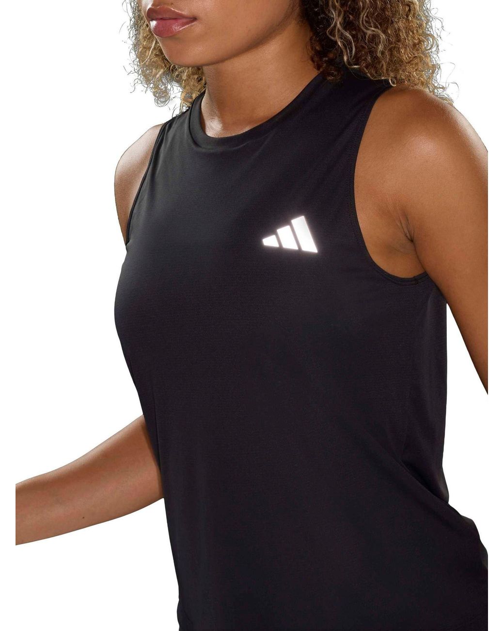 Adidas Black Run Essentials Vest