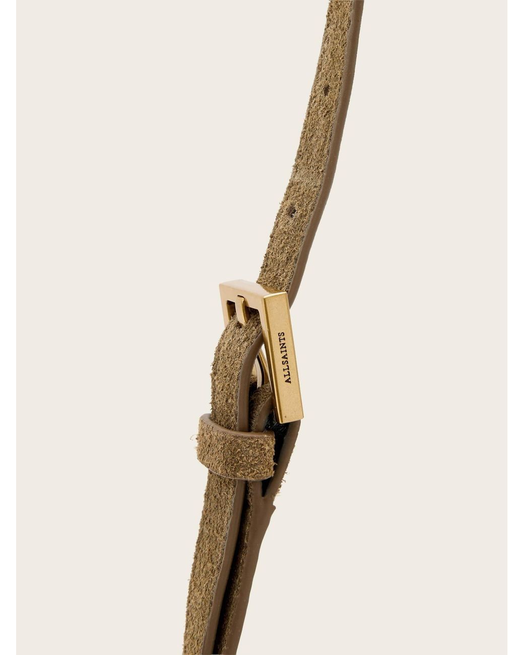 AllSaints Natural Allsaints Ursa Mini Suede Cross-Body Bag