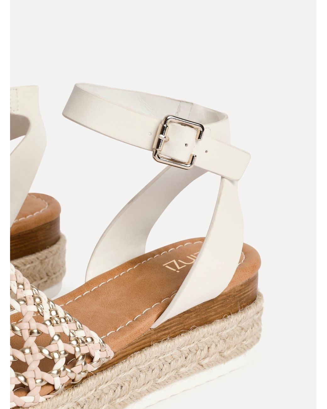Linzi Gray Sundown Espadrille Flatform Sandals