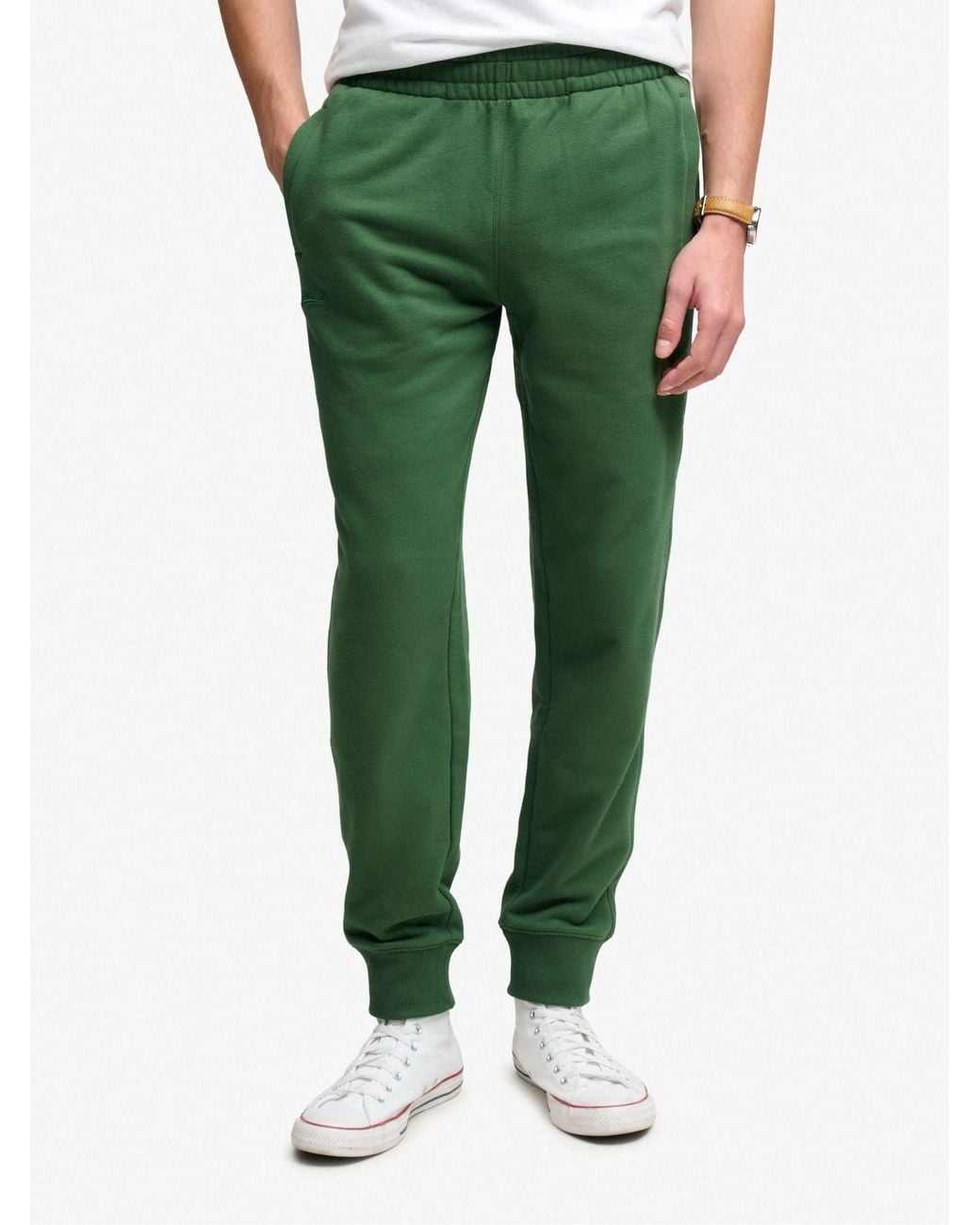 Superdry Green Essential Logo Joggers for men