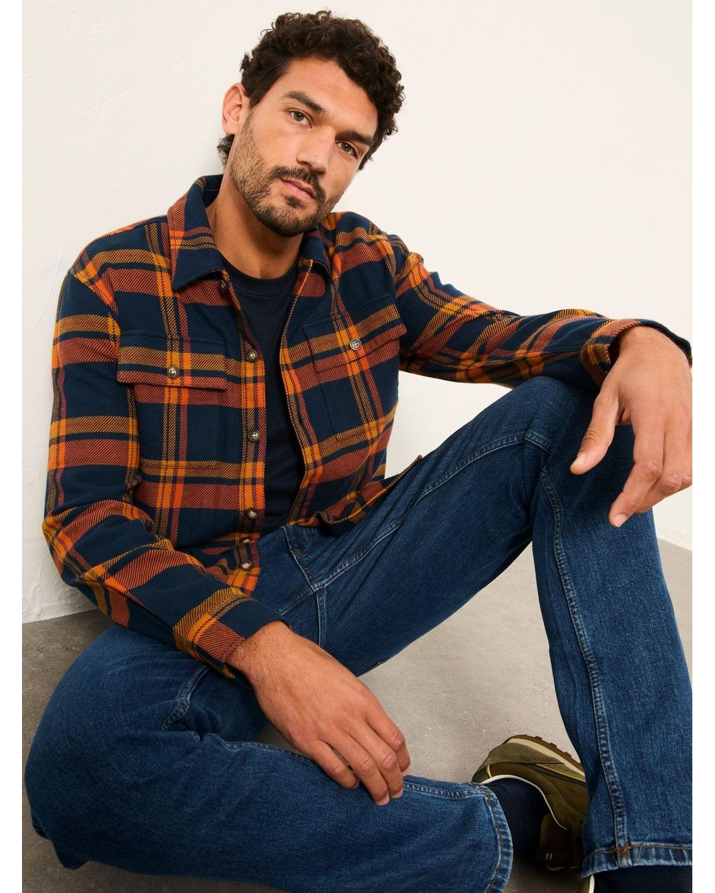 FatFace Blue Slim Fit Jeans for men