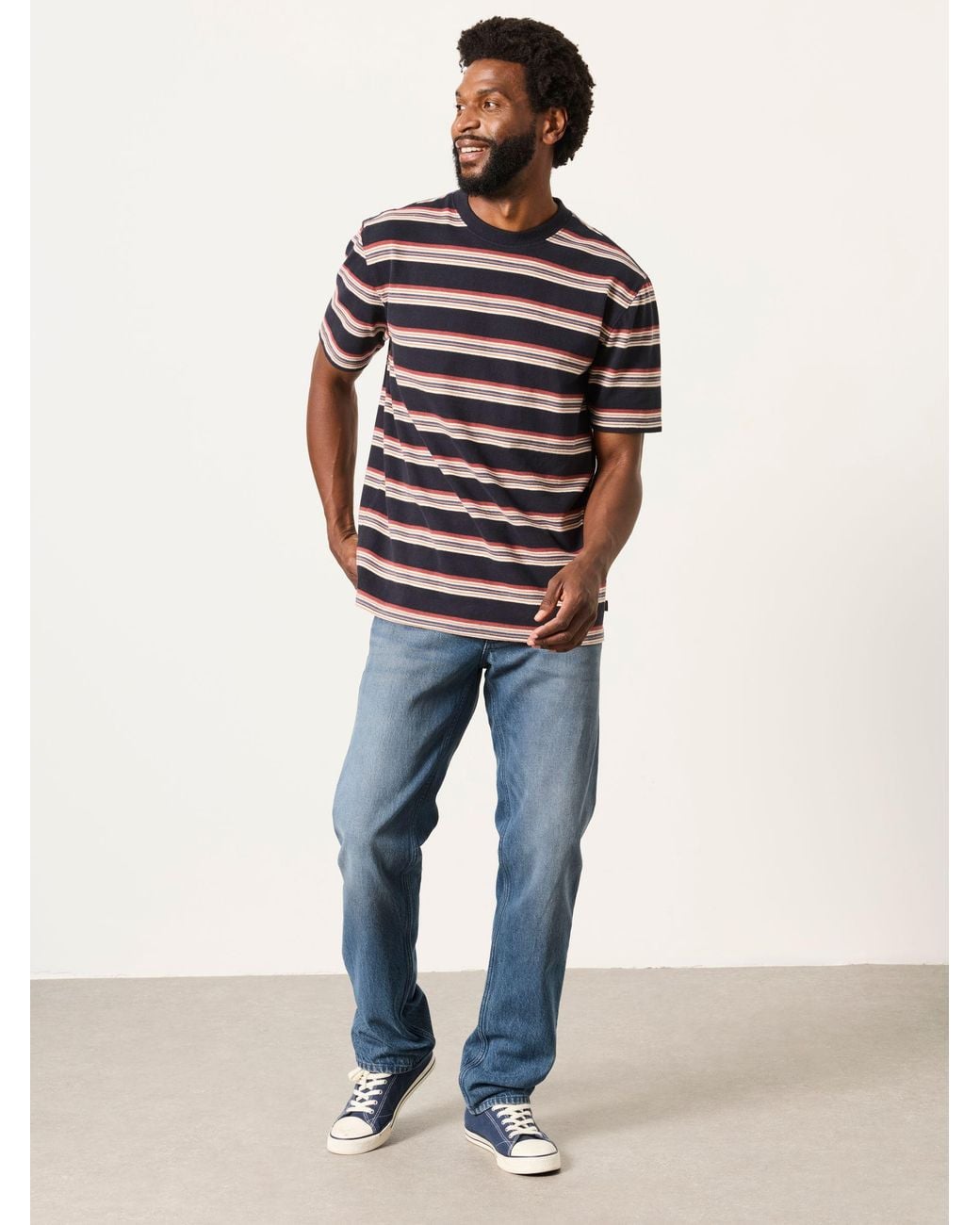 FatFace Red Short Sleeve Relaxed Fit T-Shirt for men