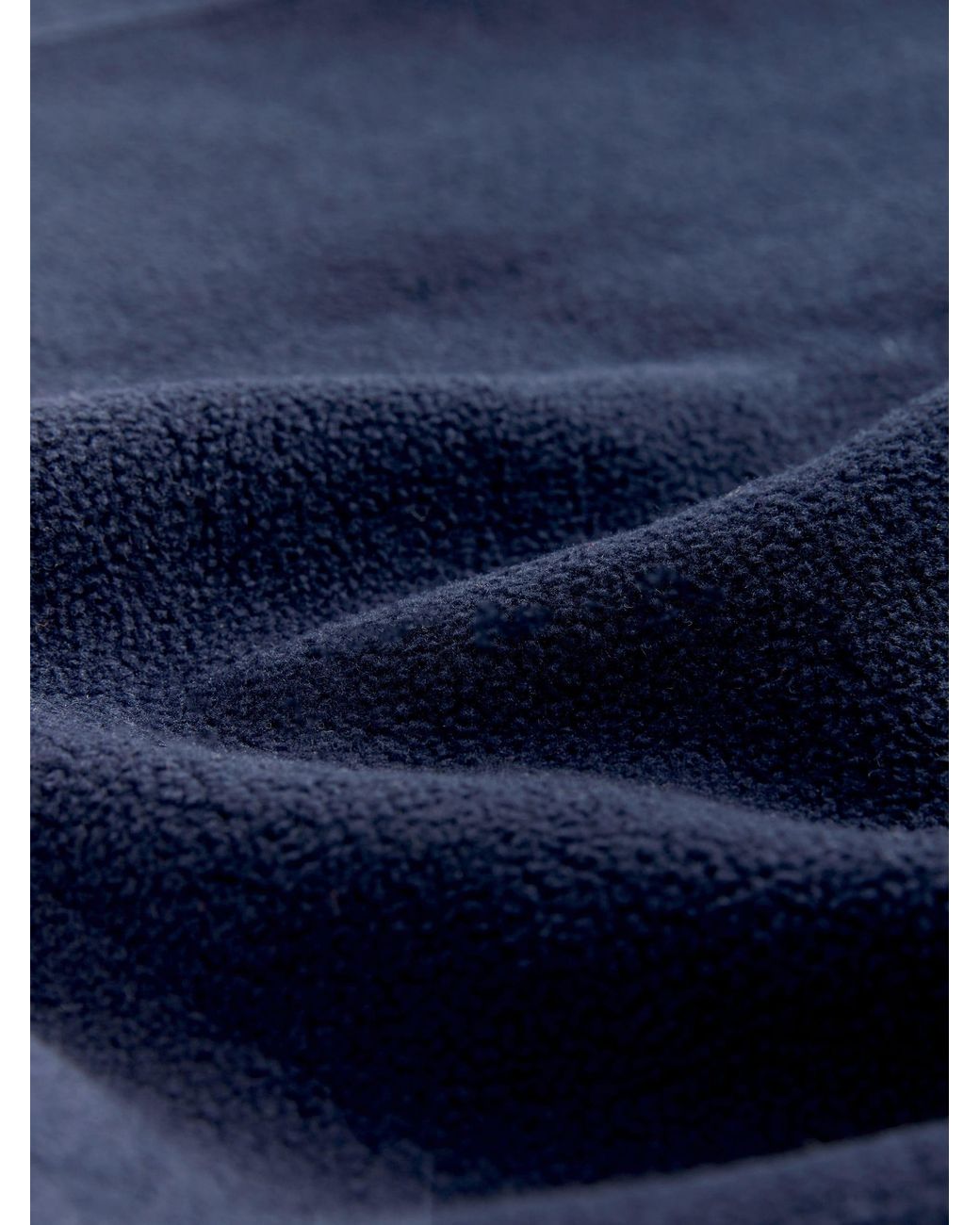 Self Blue Half Zip Microfleece Fleece