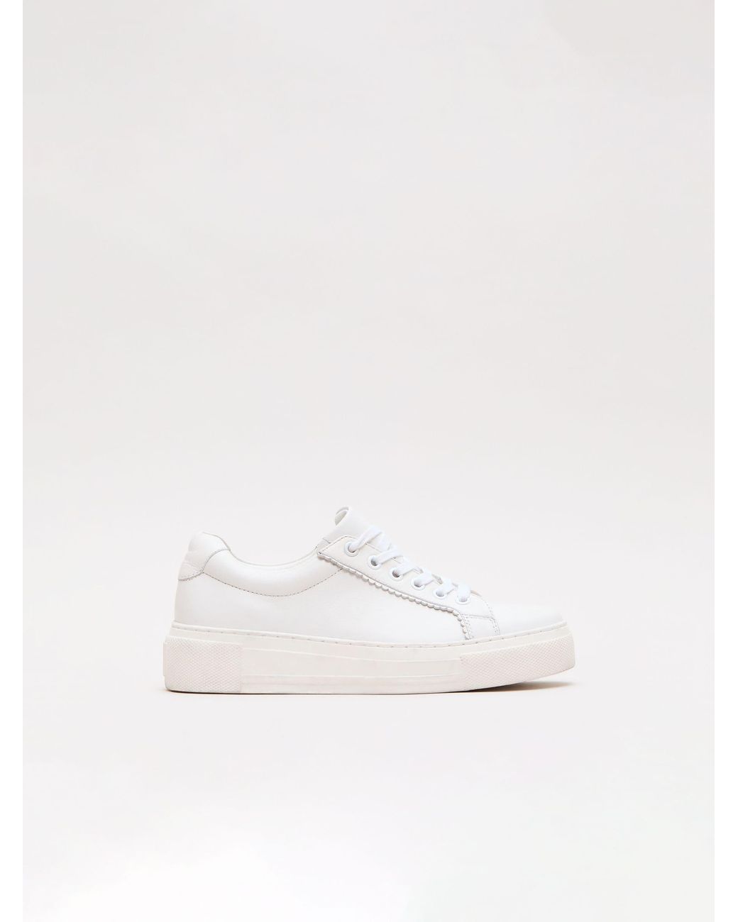 Phase Eight Natural Leather Trainers