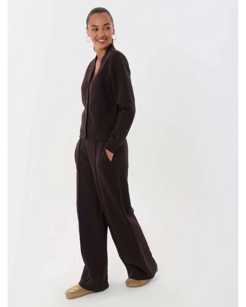Threadbare Blue Petite Cardigan & Joggers Set