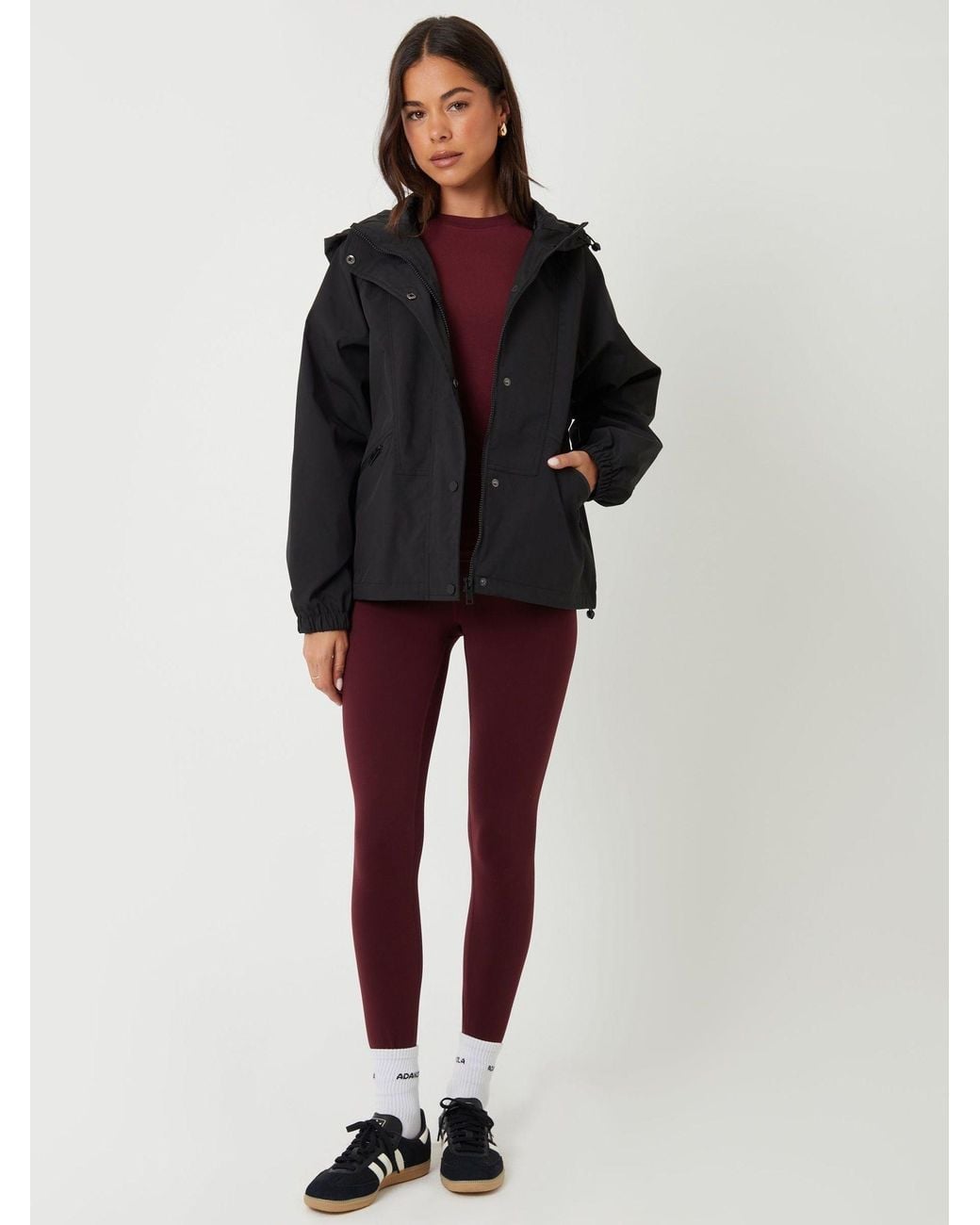 Threadbare Black Waterproof Hooded Jacket