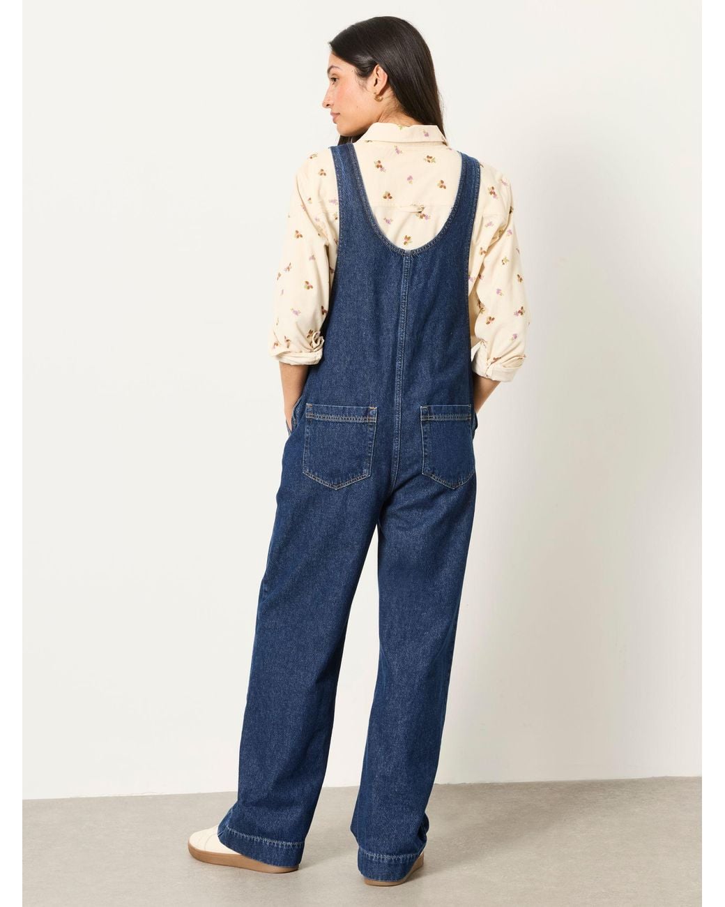 FatFace Blue Raffles Dungaree