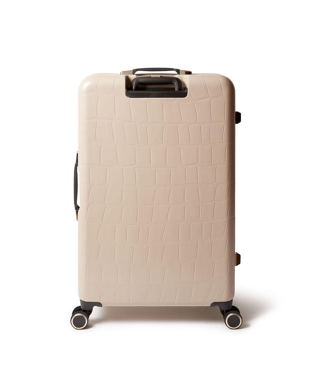 Ted Baker Natural Icon Case Croc Large Suitcase
