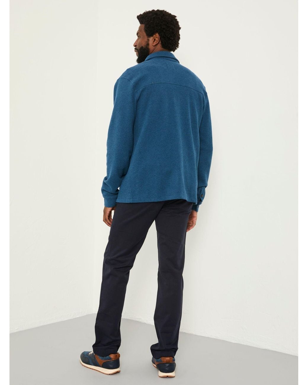 FatFace Blue Straight Fit Modern Coastal Chinos for men