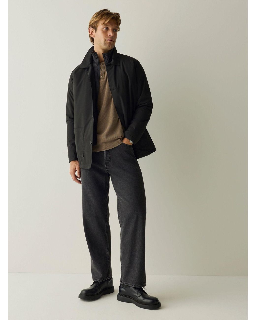 Regatta Black Grenoble Trench Jacket for men