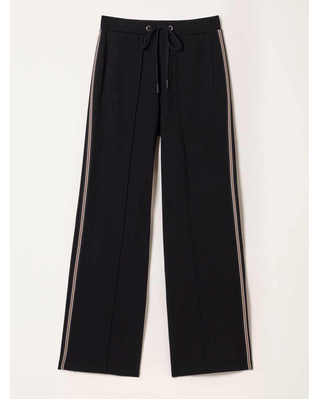FatFace Black Ely Side Stripe Trousers
