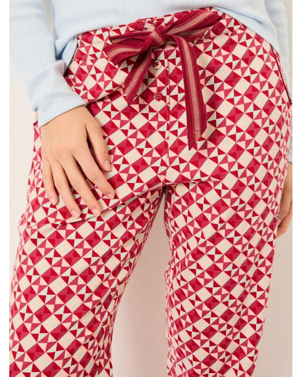FatFace Pink Eva Pyjama Bottoms