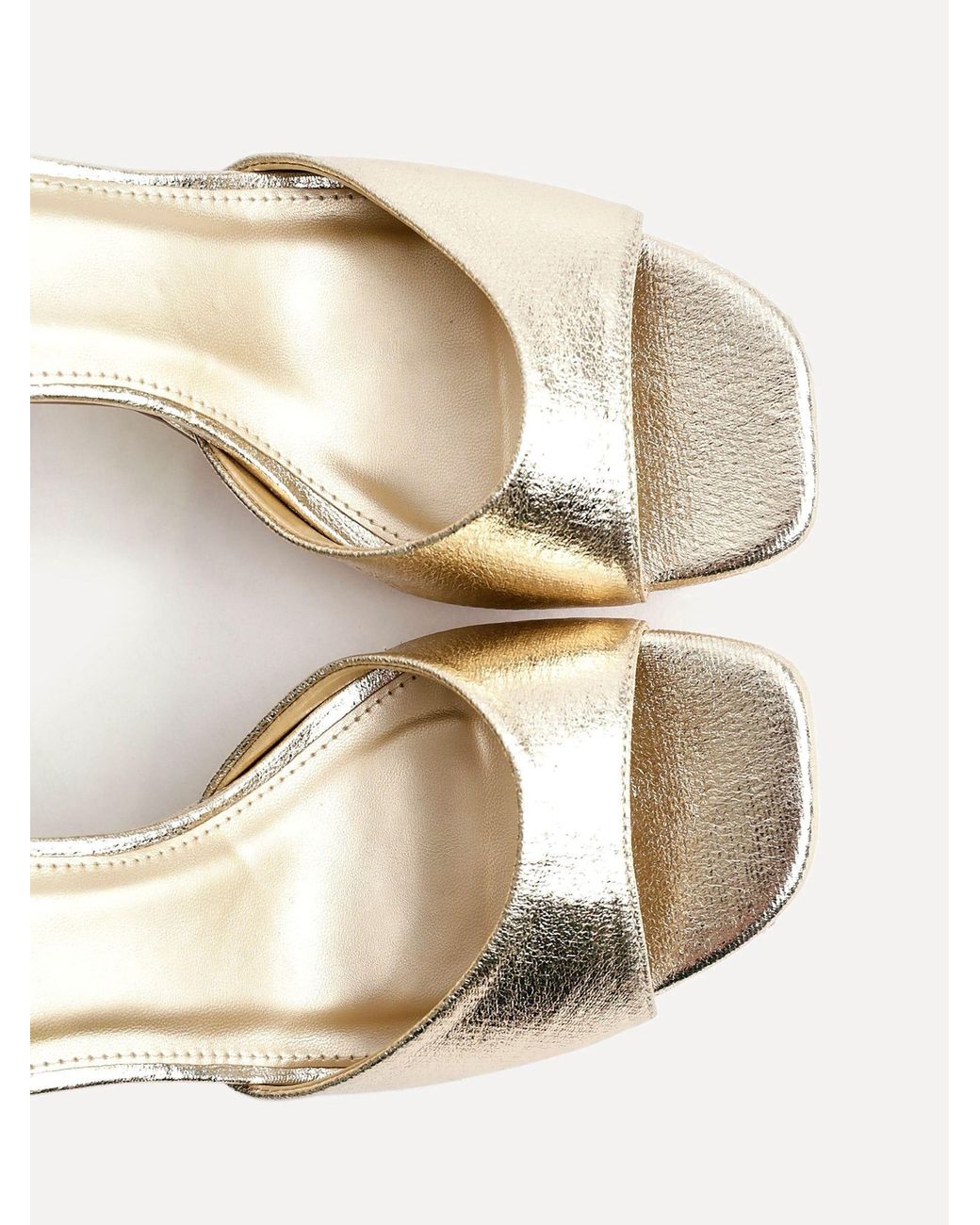 Linzi White Diva Platform Block Heels