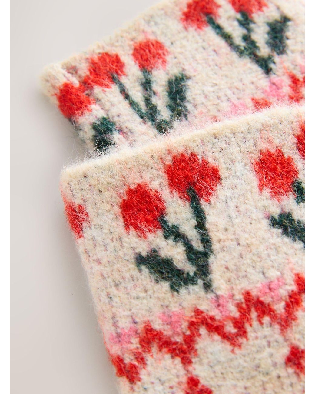 Next Pink Multi Cherry Print Handwarmer Gloves