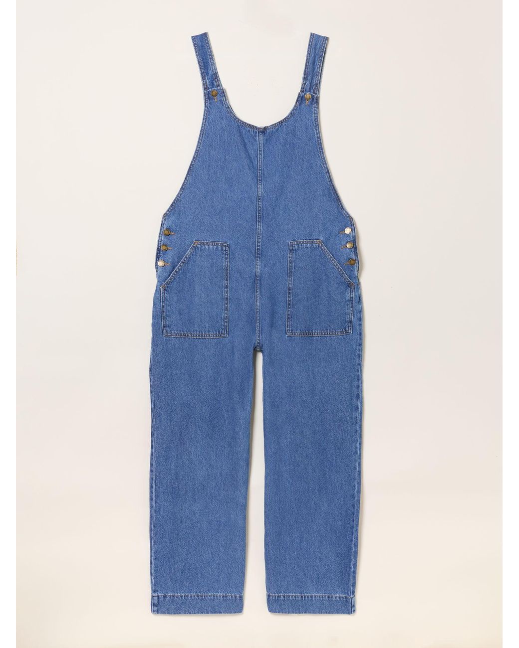 FatFace Blue Raffles Dungaree