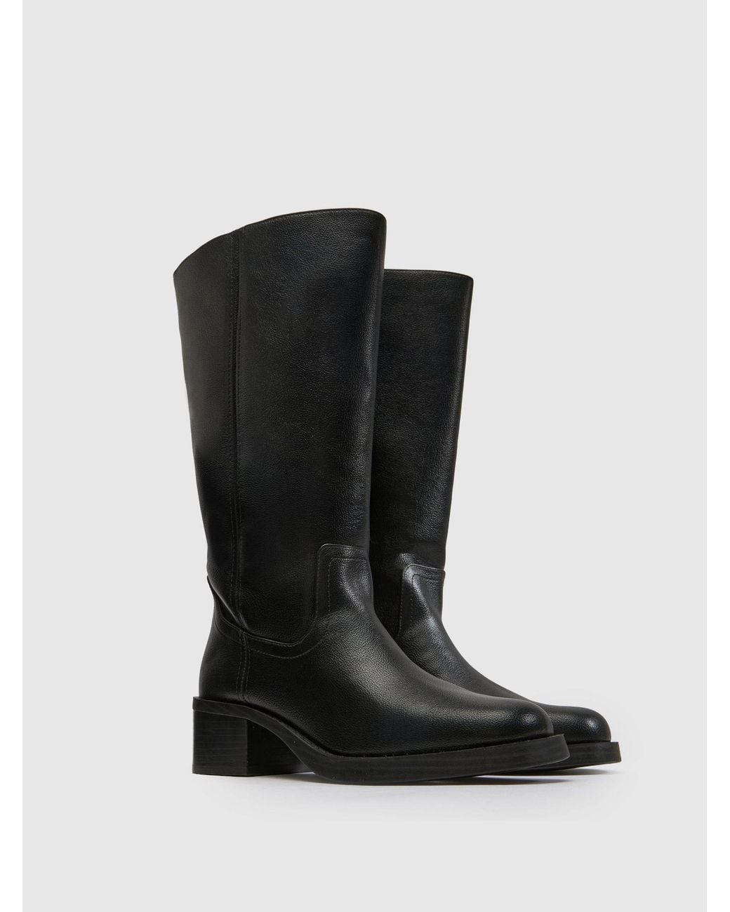 Schuh Black Denmark Pull On Knee Boots