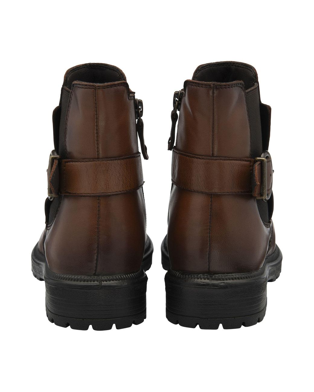 Lotus Brown Ankle Boots