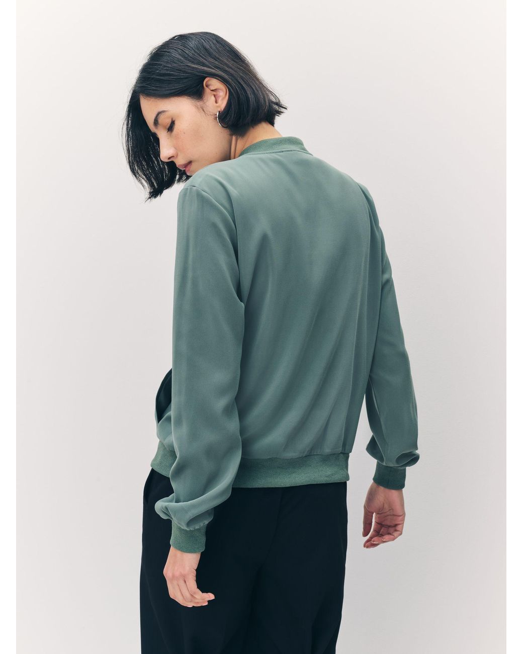 Vero Moda Green Lightweight Bomber Jacket