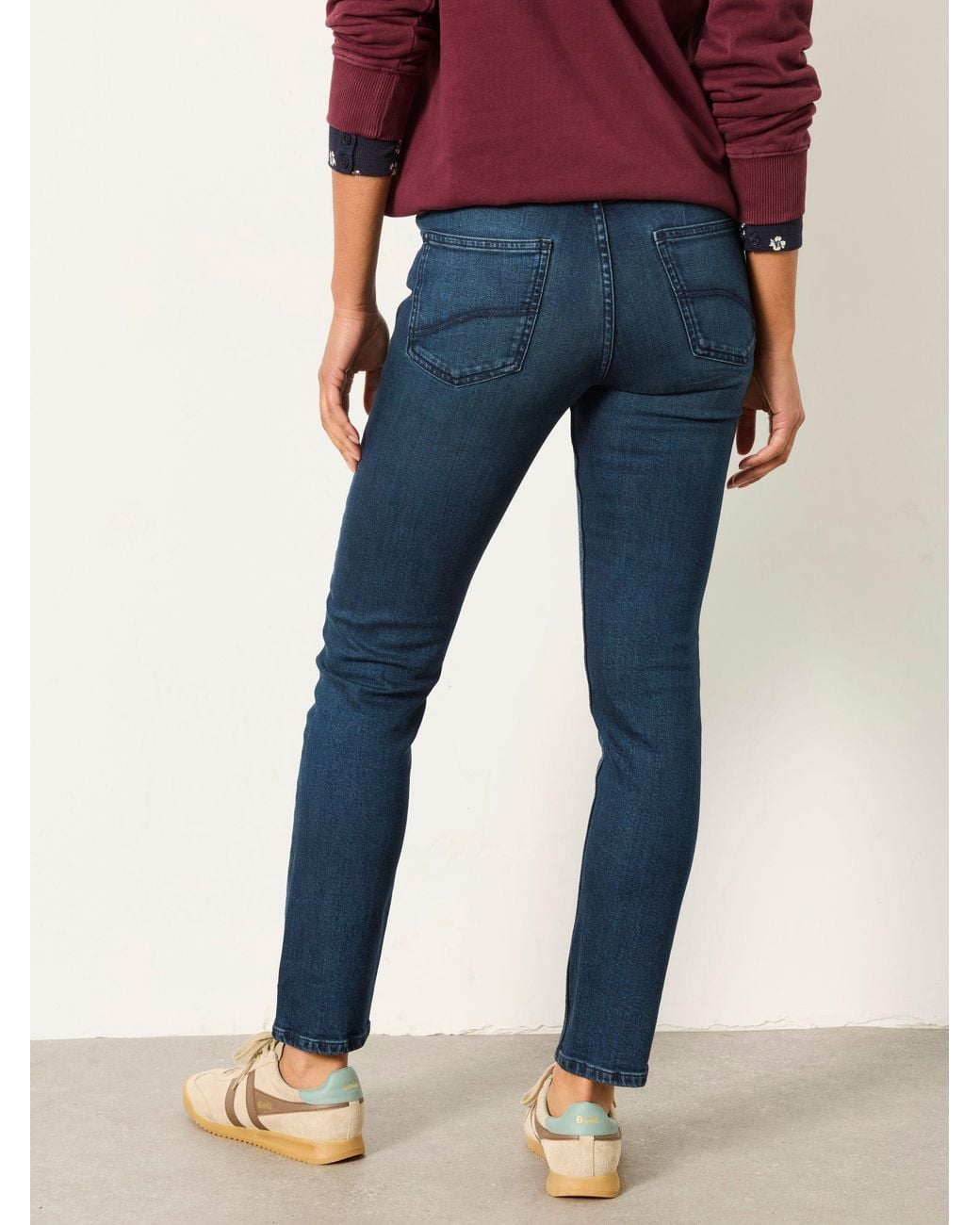 FatFace Blue Shenley Slim Leg Jeans
