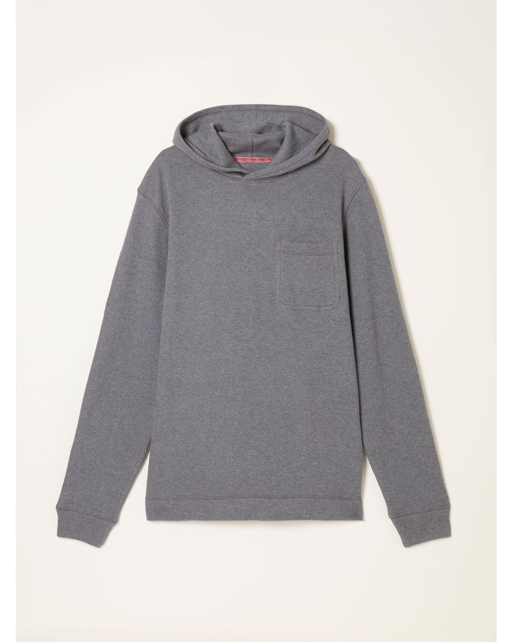 FatFace Gray Weston Lounge Hoodie for men