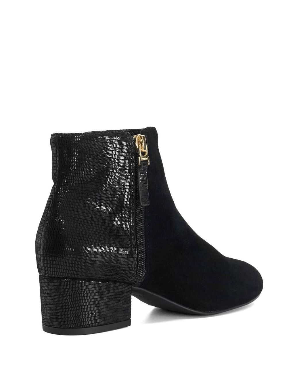 Dune Black Pipsi Ankle Boots