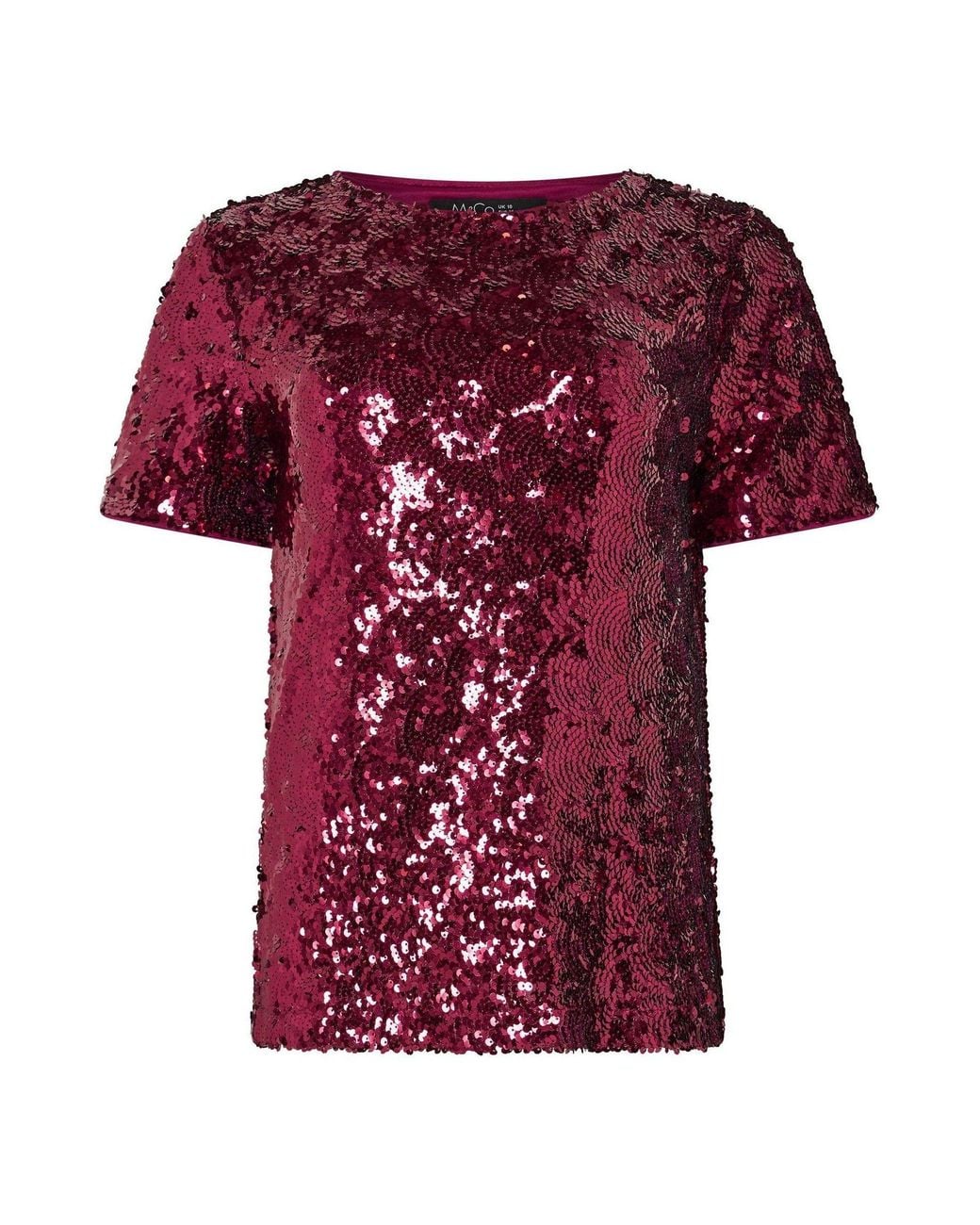 M Com Layered Sequin Top